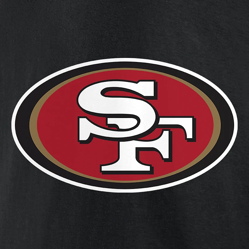 Men's Christian McCaffrey Black San Francisco 49ers Player Icon T-Shirt