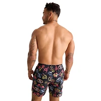 Maillot de bain classique doublé noir Chubbies des San Francisco 49ers, taille 5,5 pouces, The Neon