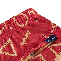 Men's Chubbies Scarlet San Francisco 49ers Mesh Shorts