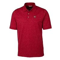 Men's Cutter & Buck Scarlet San Francisco 49ers Advantage Tri-Blend Space Dye Big Tall Throwback Polo