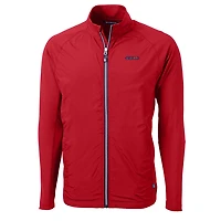 Men's Cutter & Buck Scarlet San Francisco 49ers Americana Adapt Eco Knit Full-Zip Jacket