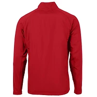 Veste zippée intégrale en tricot écologique Americana Adapt pour homme Cutter & Buck Scarlet des San Francisco 49ers
