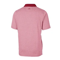 Polo extensible à rayures ton sur Forge pour homme Cutter & Buck Scarlet San Francisco 49ers, grandes tailles