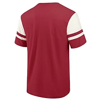 Men's Darius Rucker Collection by Fanatics  Scarlet San Francisco 49ers Football T-Shirt
