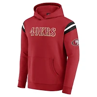 Sweat à capuche délavé pour homme de la collection Darius Rucker par Fanatics Scarlet San Francisco 49ers Football