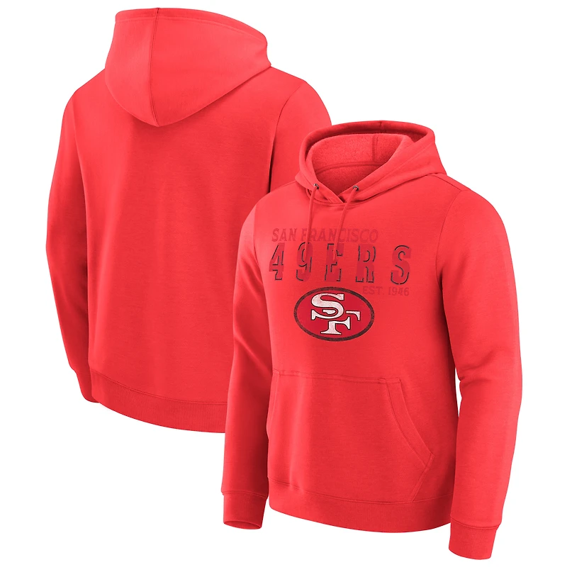 Men's Darius Rucker Collection by Fanatics Scarlet San Francisco 49ers Hoodie