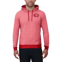 Men's Darius Rucker Collection by Fanatics Scarlet San Francisco 49ers Tonal Knit Pullover Hoodie