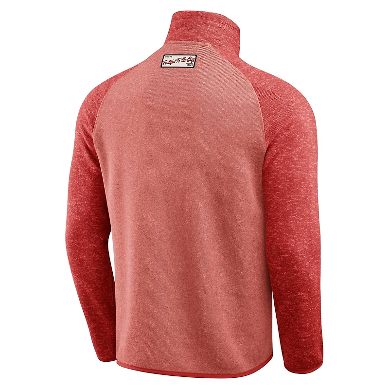 Veste zippée ton sur pour homme de la collection Darius Rucker Fanatics Scarlet San Francisco 49ers
