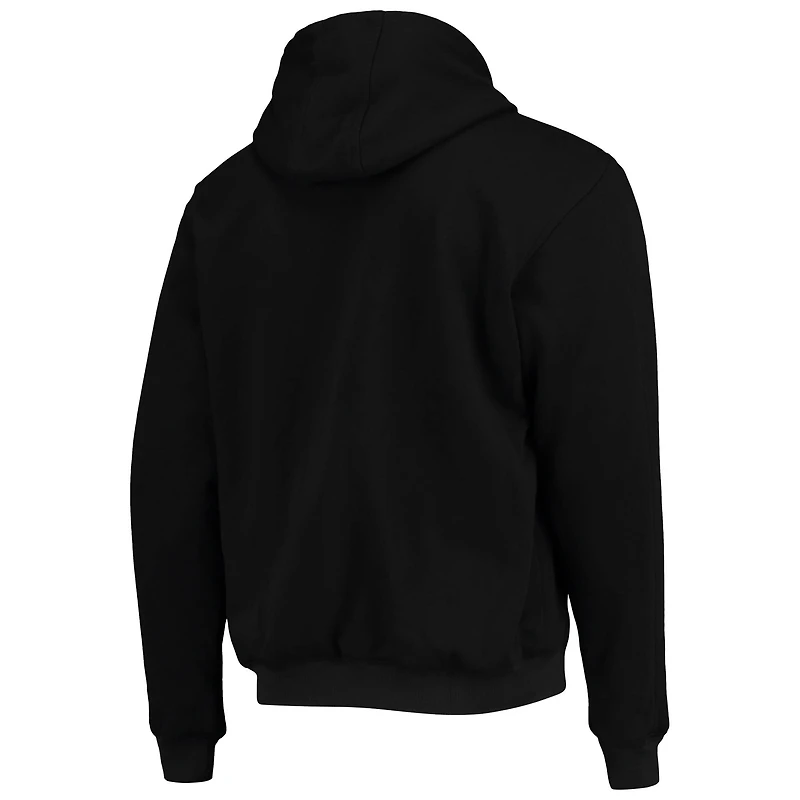 Men's Dunbrooke Black San Francisco 49ers Craftsman Thermal-Lined Full-Zip Hoodie