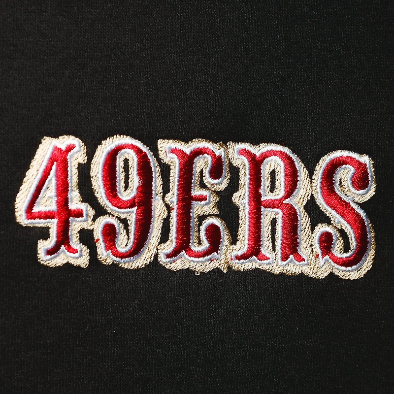 Men's Dunbrooke Black San Francisco 49ers Craftsman Thermal-Lined Full-Zip Hoodie