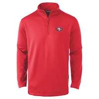 Men's Dunbrooke Scarlet San Francisco 49ers All-Star Tech Quarter-Zip Top