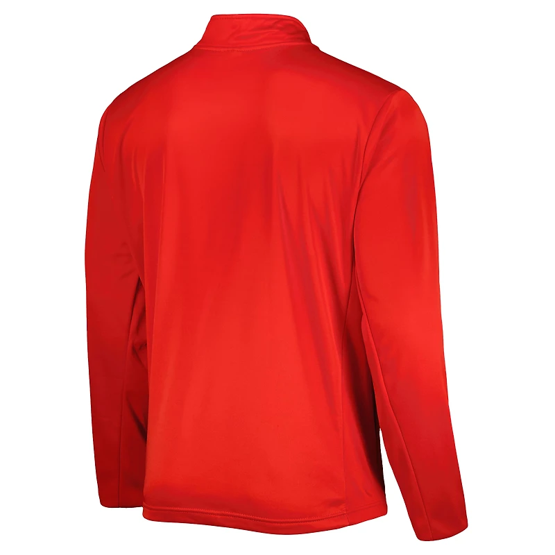Men's Dunbrooke Scarlet San Francisco 49ers All-Star Tech Quarter-Zip Top