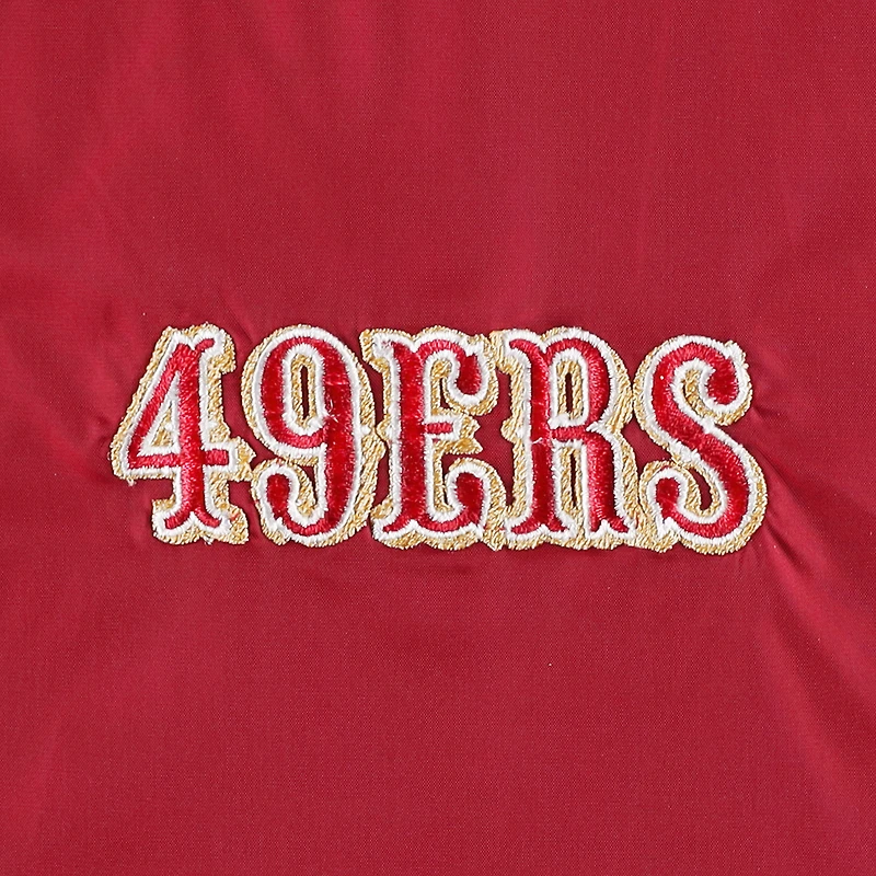 Men's Dunbrooke Scarlet San Francisco 49ers Big & Tall Legacy Stadium Full-Zip Jacket