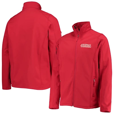 Dunbrooke Scarlet San Francisco 49ers Big & Tall Sonoma Softshell Veste à fermeture éclair intégrale pour homme