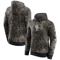 Men's Fanatics  Black/Gray San Francisco 49ers Blackout Tonal Pullover Hoodie