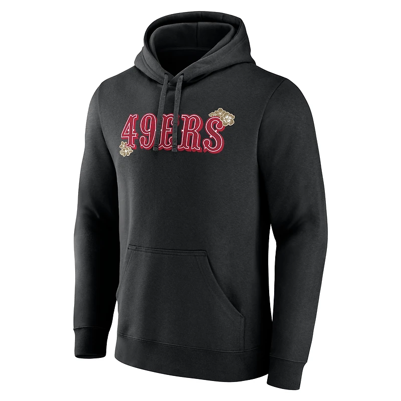 Sweat à capuche Fanatics noir AAPI des San Francisco 49ers pour homme
