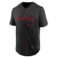 Men's Fanatics  Black San Francisco 49ers After Hours Button-Up Fashion Shirt