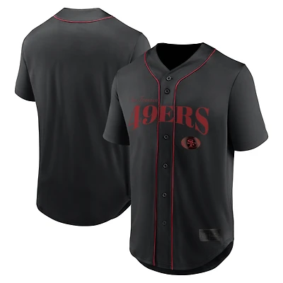 Chemise boutonnée noire San Francisco 49ers After Hours pour homme de Fanatics