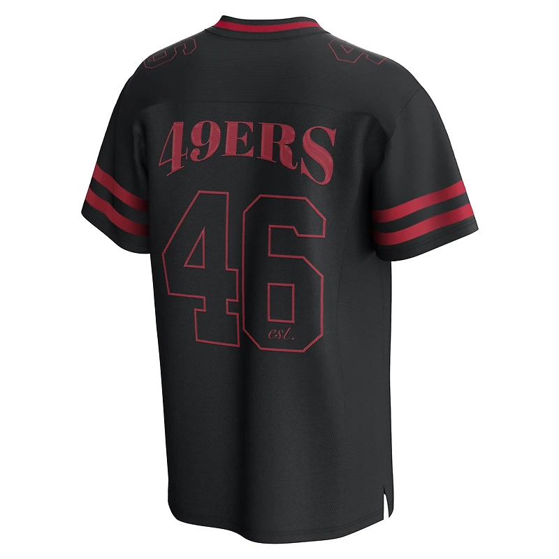 Men's Fanatics Black San Francisco 49ers After Hours Fashion Mesh Top