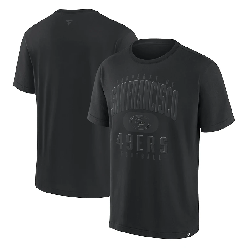 Men's Fanatics Black San Francisco 49ers Out Heavyweight T-Shirt