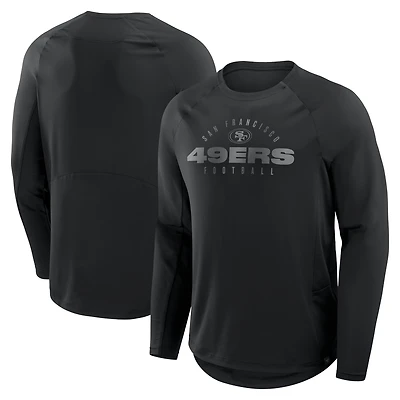 T-shirt à manches longues Fanatics noir pour homme
