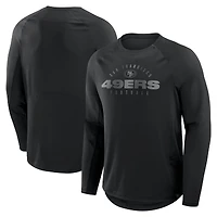 T-shirt à manches longues Fanatics noir pour homme