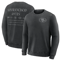 Sweat-shirt Fanatics noir pour homme, motif Deep Route des San Francisco 49ers