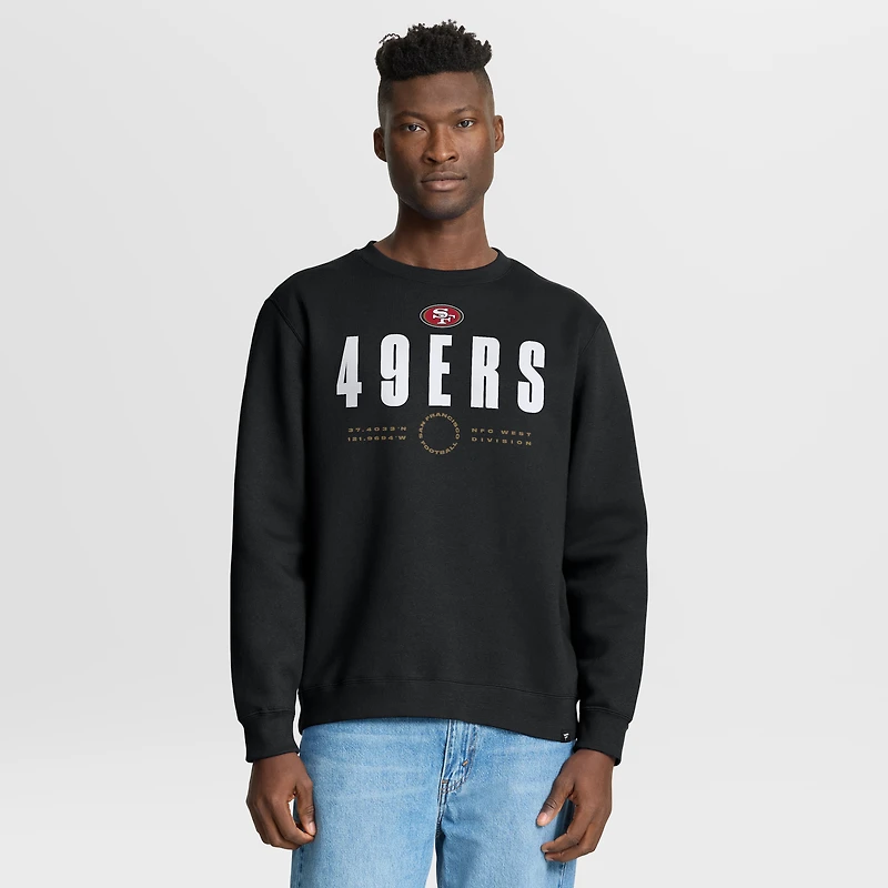 Sweat-shirt Fanatics noir pour homme, motif Direct Handoff Legacy des San Francisco 49ers