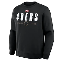 Men's Fanatics Black San Francisco 49ers Direct Handoff Legacy Pullover Sweatshirt