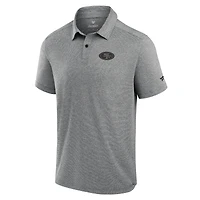Polo technique noir Fanatics pour homme des 49ers de San Francisco