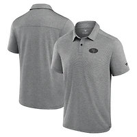 Polo technique noir Fanatics pour homme des 49ers de San Francisco