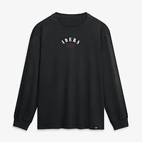 T-shirt à manches longues Fanatics noir pour homme, San Francisco 49ers Fullback Drive, coupe décontractée