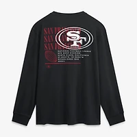 Men's Fanatics Black San Francisco 49ers Fullback Drive Relaxed Fit Long Sleeve T-Shirt