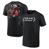 T-shirt noir Fanatics pour homme du mois patrimoine latino des 49ers de San Francisco
