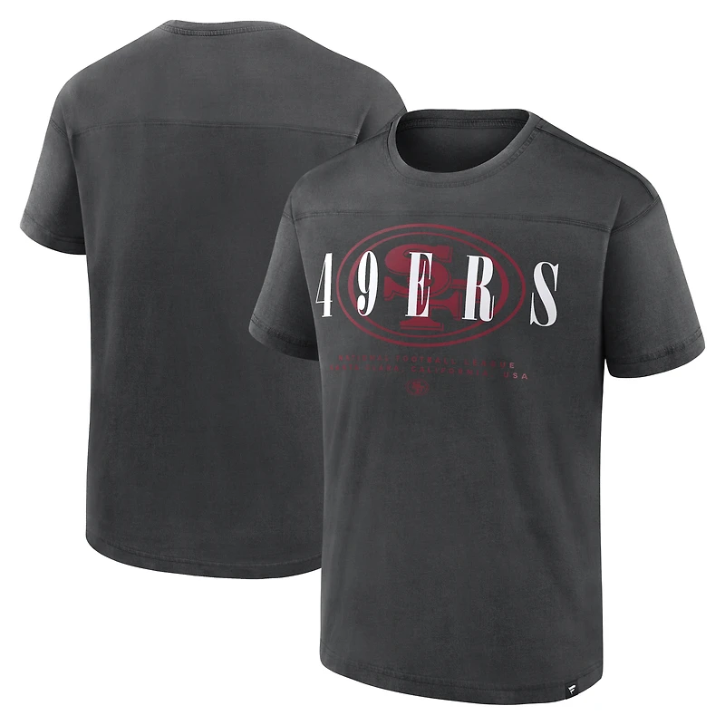 T-shirt décontracté pour homme Fanatics Black San Francisco 49ers