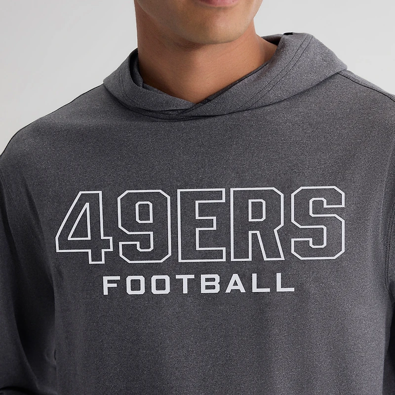 T-shirt à capuche manches longues Fanatics Tan San Francisco 49ers Clutch pour homme