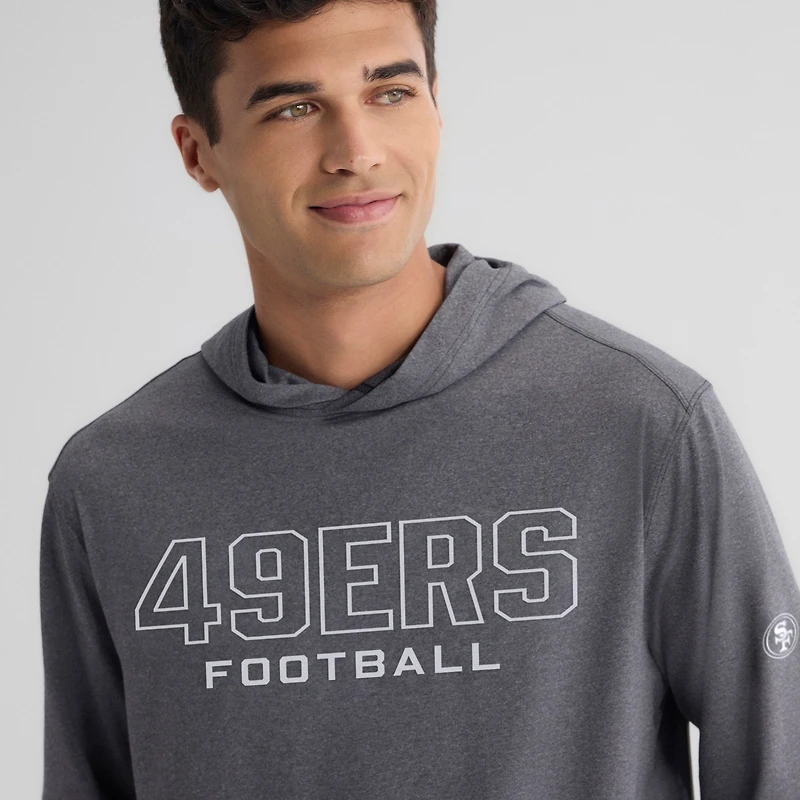 T-shirt à capuche manches longues Fanatics Tan San Francisco 49ers Clutch pour homme