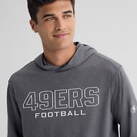 T-shirt à capuche manches longues Fanatics Tan San Francisco 49ers Clutch pour homme