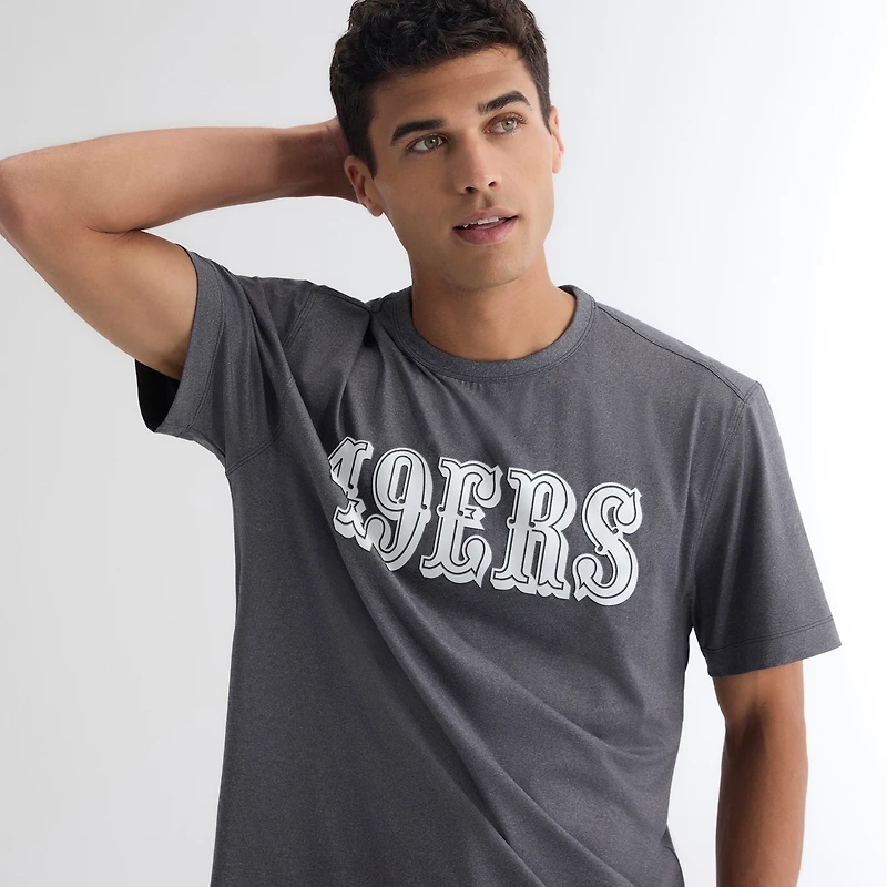 Men's Fanatics Light Blue San Francisco 49ers Clutch T-Shirt