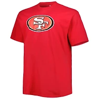 Fanatics pour hommes Christian McCaffrey Scarlet San Francisco 49ers Big & Tall Player Name Number T-shirt