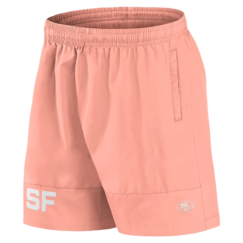 Short Fanatics Coral San Francisco 49ers Elements pour hommes