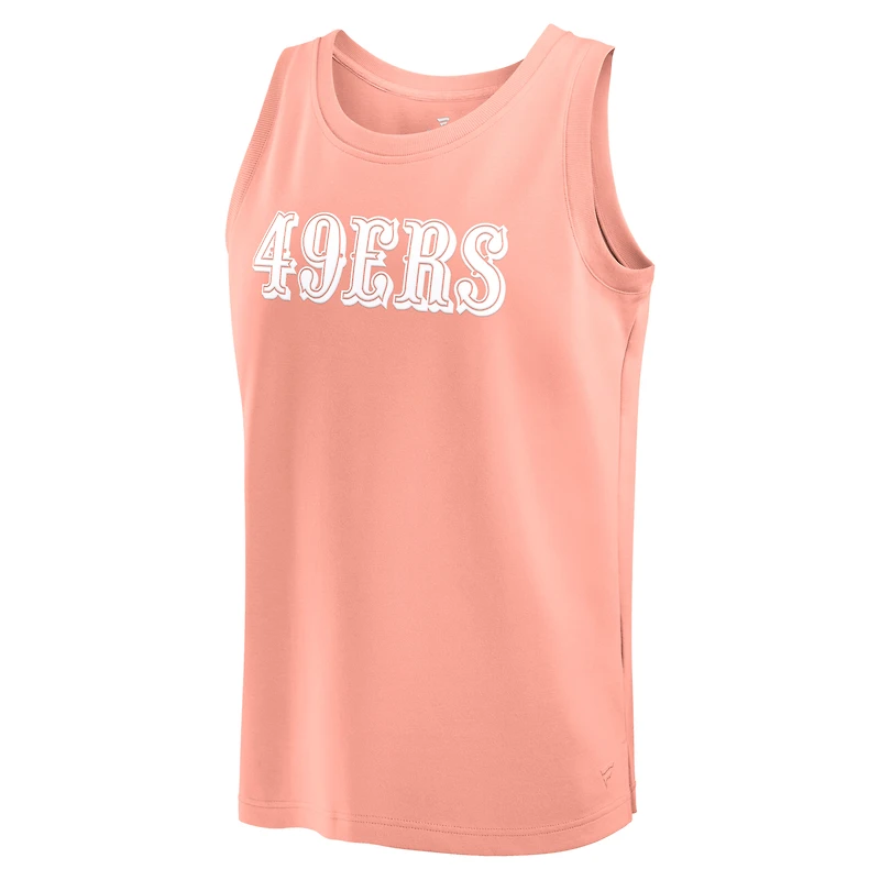 Débardeur Fanatics Coral San Francisco 49ers Elements pour hommes