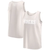 Débardeur Fanatics crème San Francisco 49ers Elements pour hommes