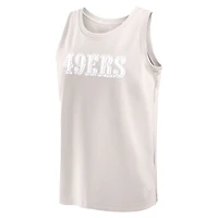 Débardeur Fanatics crème San Francisco 49ers Elements pour hommes