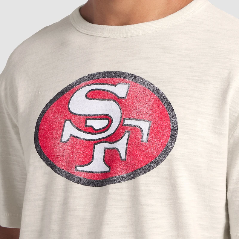 T-shirt fanatique pour homme, couleur crème, San Francisco 49ers Slub