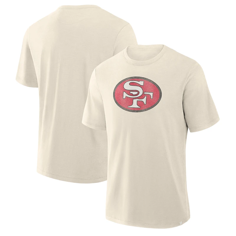 Men's Fanatics  Cream San Francisco 49ers Slub T-Shirt