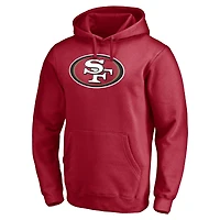 Men's Fanatics George Kittle Scarlet San Francisco 49ers Big & Tall Name Number Fleece Hoodie
