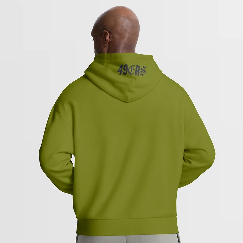 Sweat à capuche oversize vert San Francisco 49ers pour homme (Fanatics)