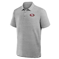 Polo à pochette gris chiné San Francisco 49ers pour homme de Fanatics
