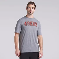 T-shirt tri-blend gris chiné Fanatics pour homme, San Francisco 49ers, Pass Rush